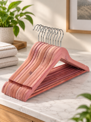 TOPIA HANGER American Red Cedar Hangers, 10-Pack
