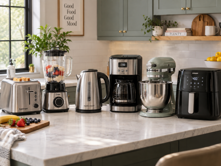 A picture of a bunch of Essential Small Kitchen Appliances for a First Kitchen