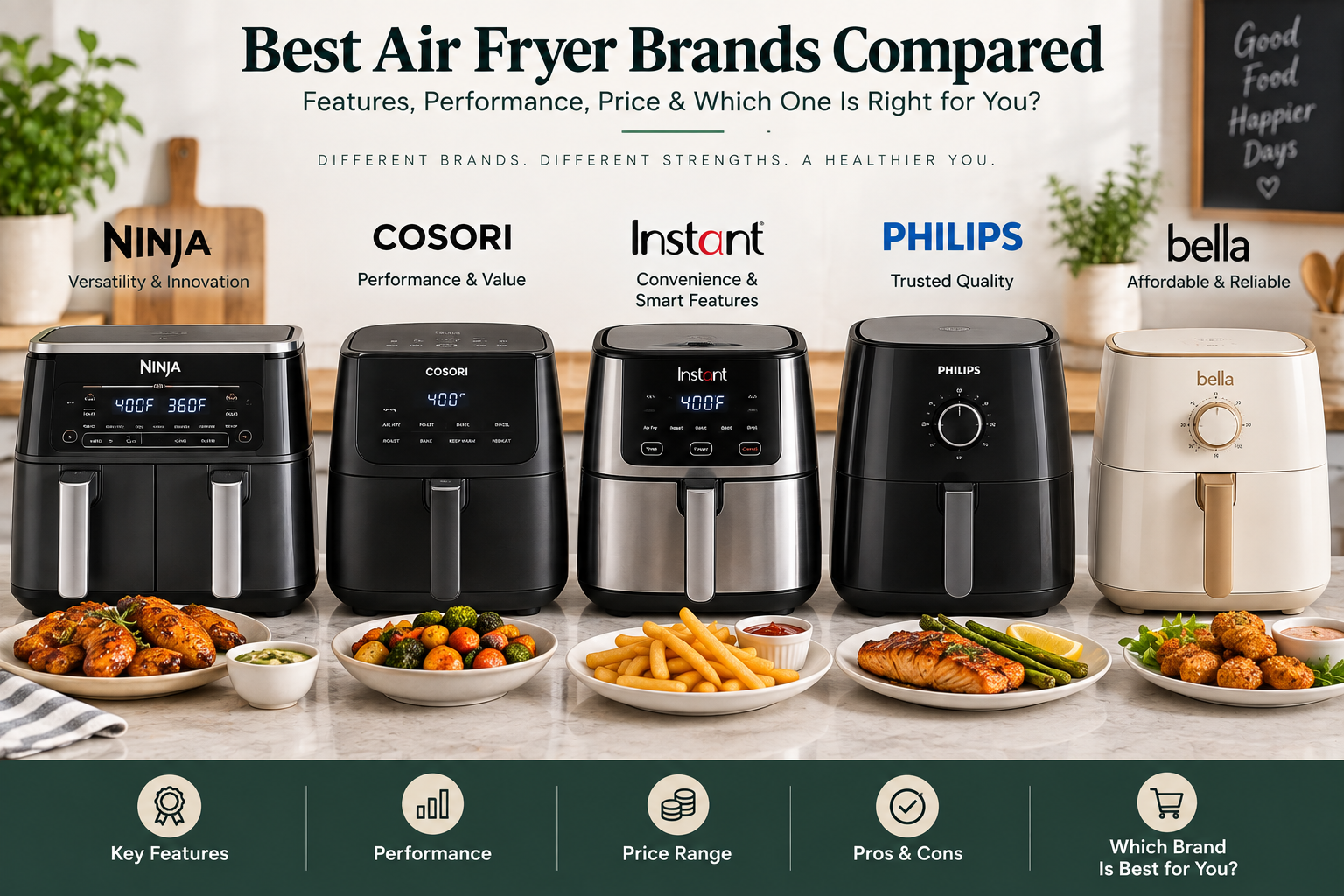 Best Air Fryer Brands Compared: